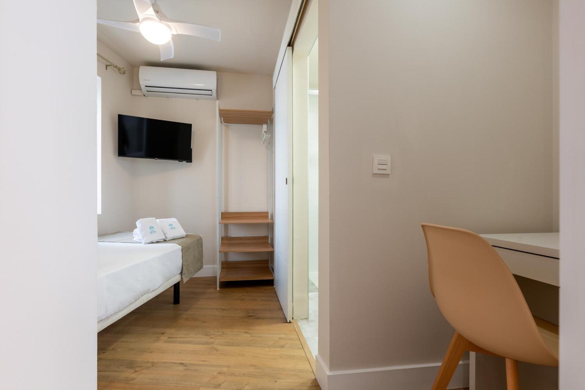 Habitación Individual con baño privado